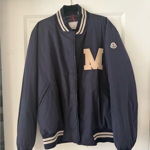 Moncler Blue Jacket with Light Accents